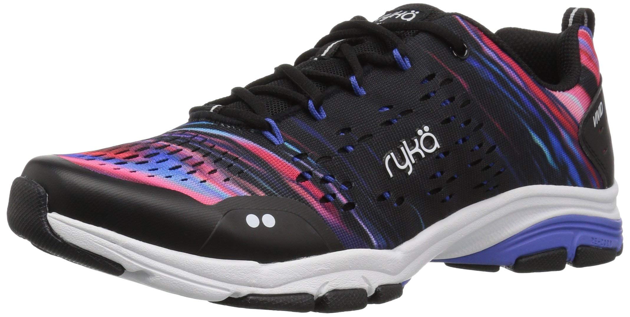 Ryka Women's Vivid RZX Cross Trainer, Black/Multi, 10.5 M US